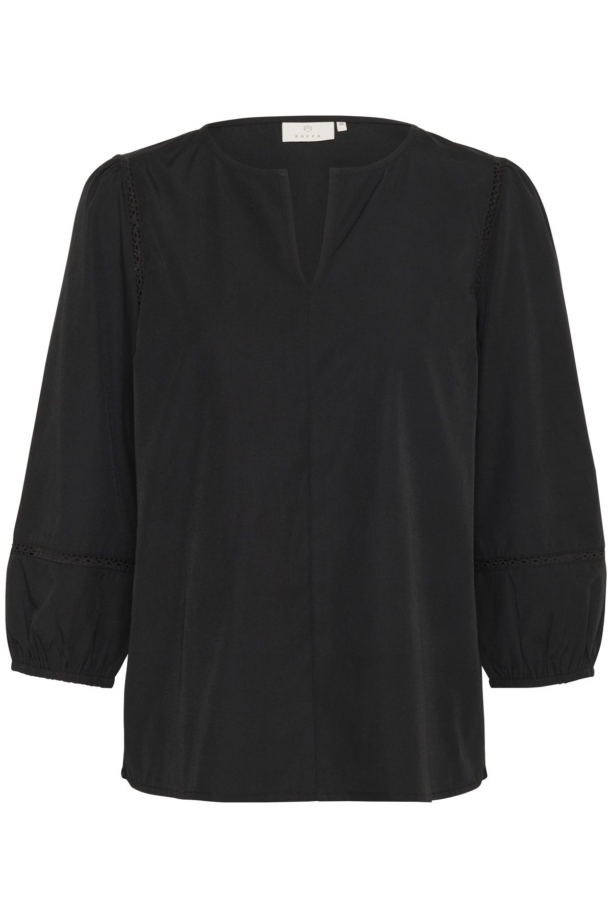 Kaffe KAlila V-notch Neck Long Sleeve Blouse