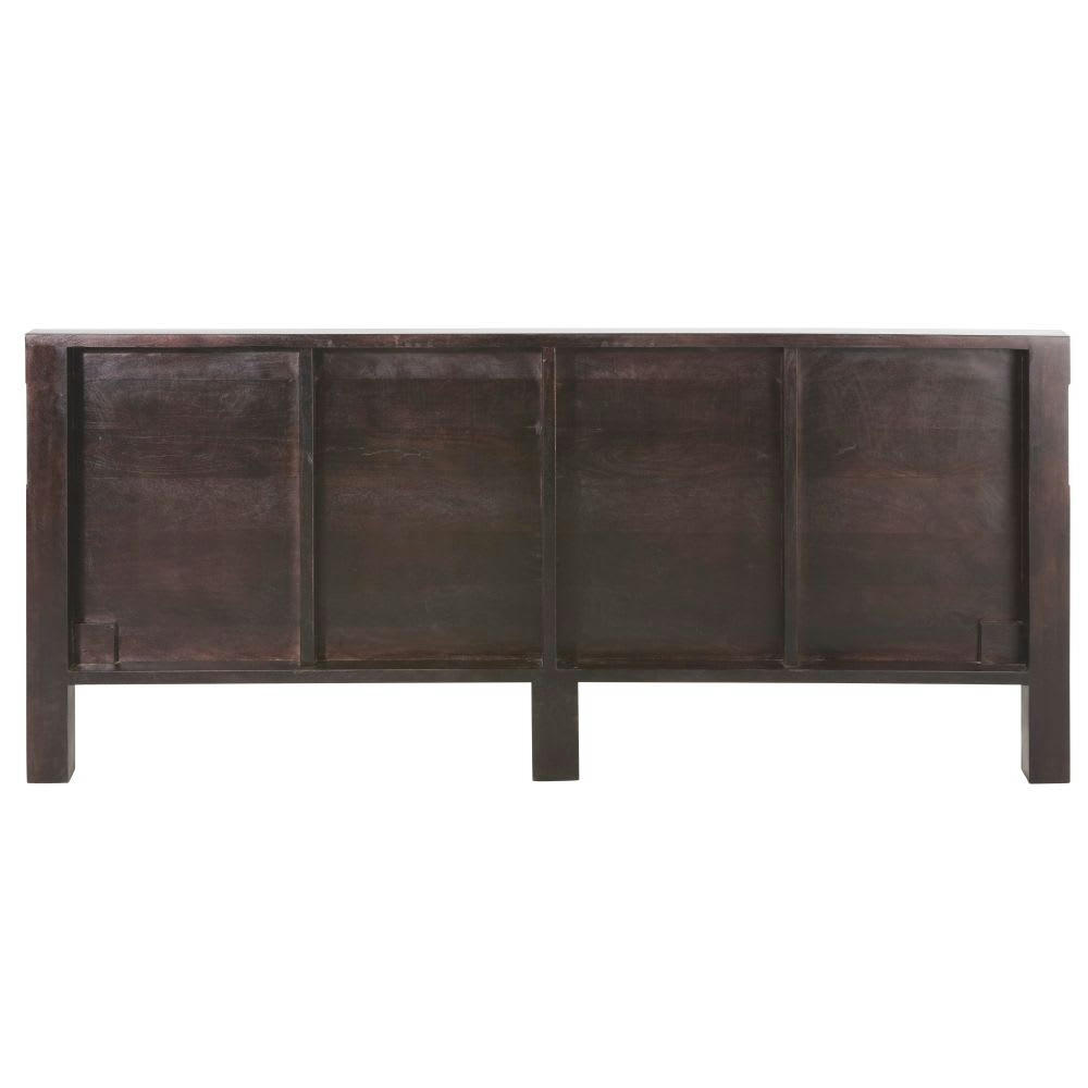 Java - Lit en bois de manguier massif teinté 180x200