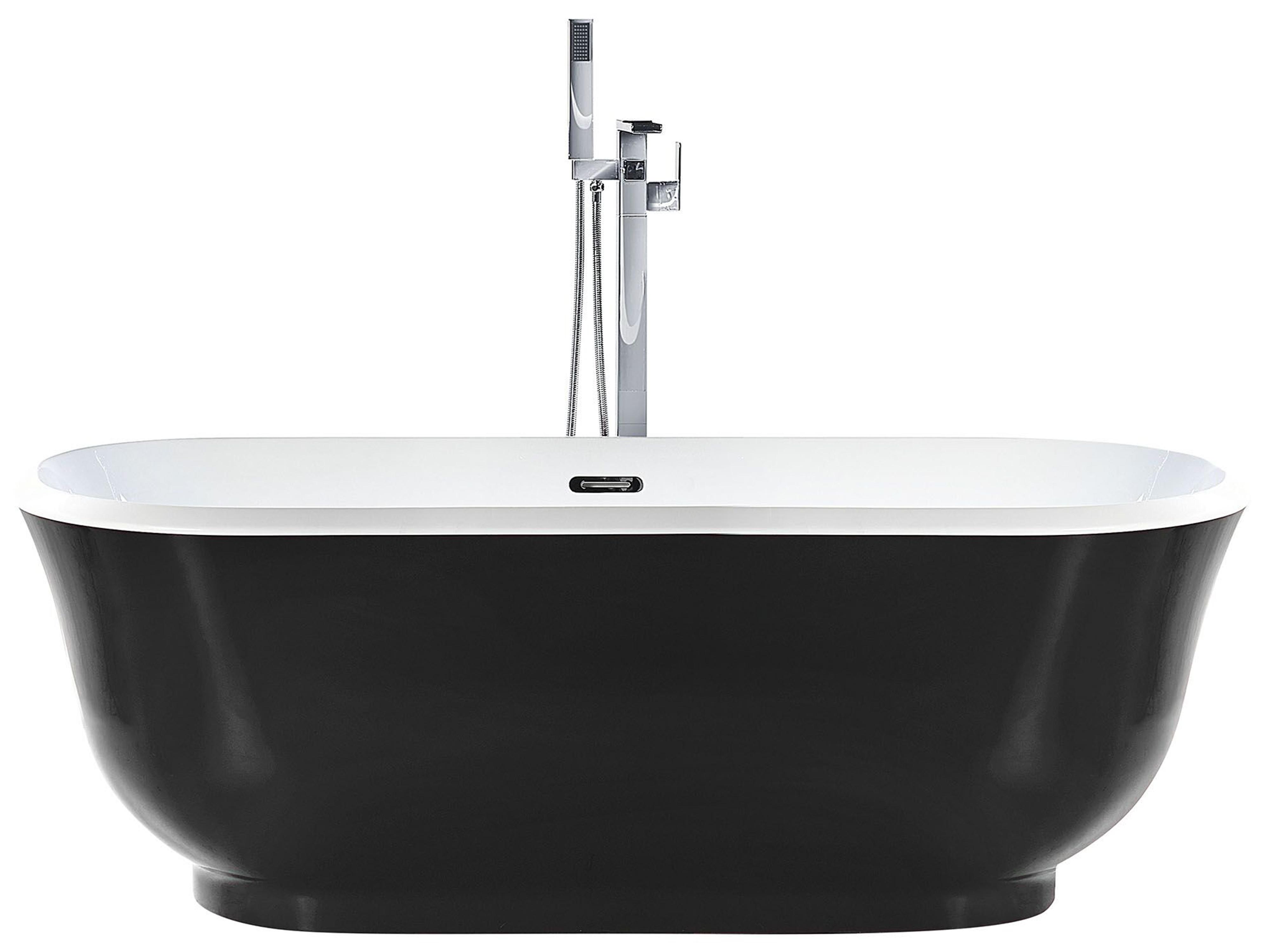 Freestanding Bathtub TESORO 1700 x 770 mm Black