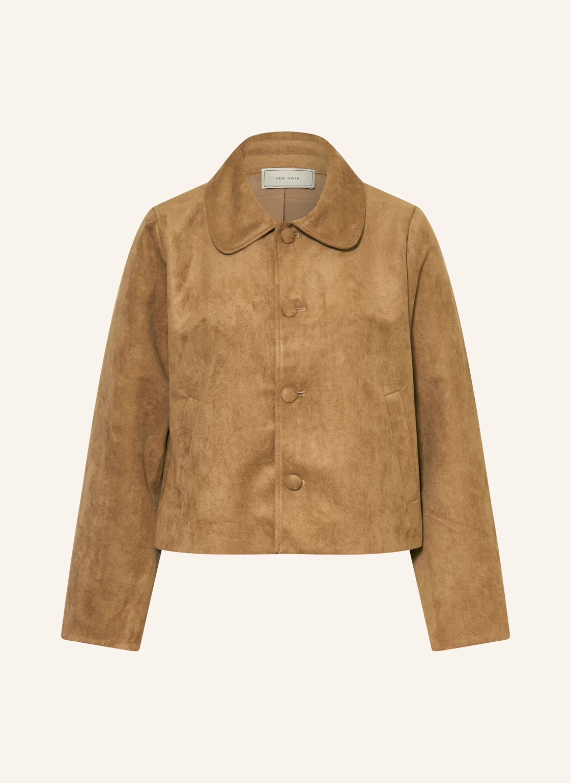 NEO NOIR Kastenjacke NILO in Lederoptik