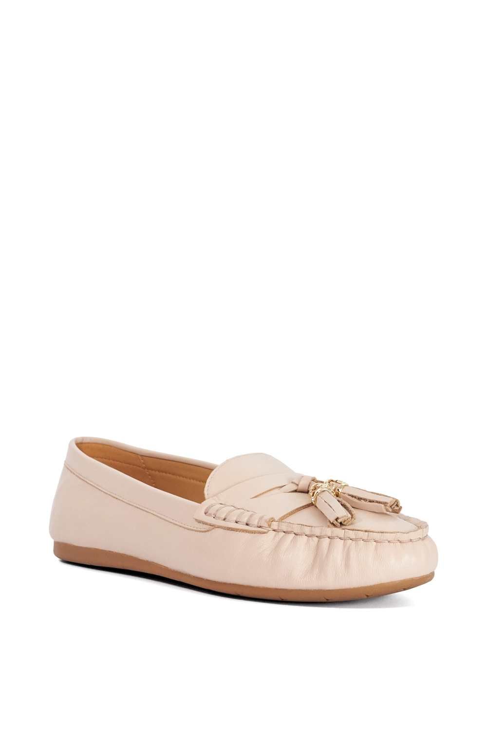 Dune London Wide Fit 'Geen' Leather Loafers