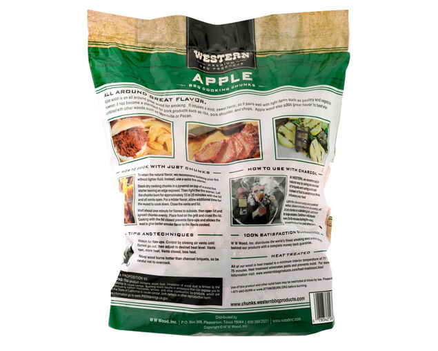 Western Premium Smoking Wood Chunks - Apple