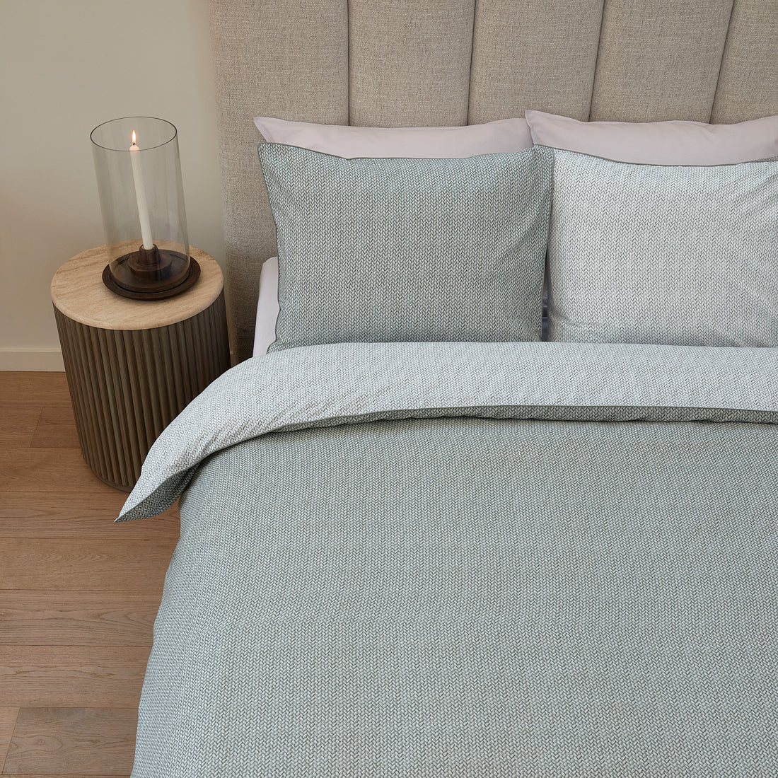Riviera Maison - RM Twisted grey green 240x200 220 - Groen