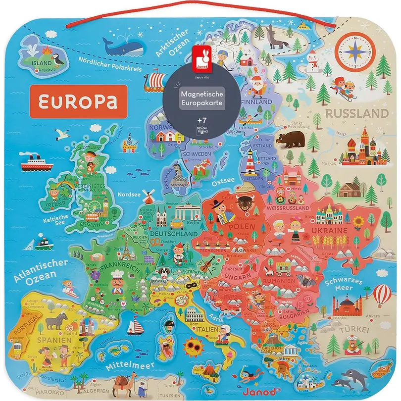 Magnetboard Europa