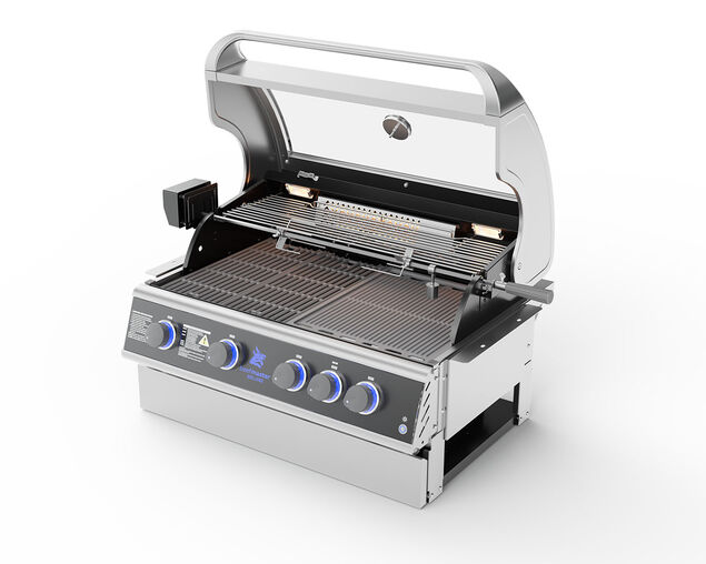Beefmaster Deluxe T-Series 4 Burner Build-In BBQ