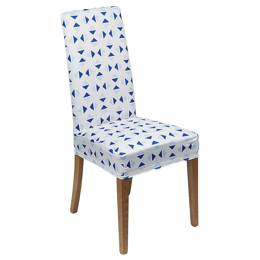 Housse de chaise extensible motif fleurs ou géométriques
