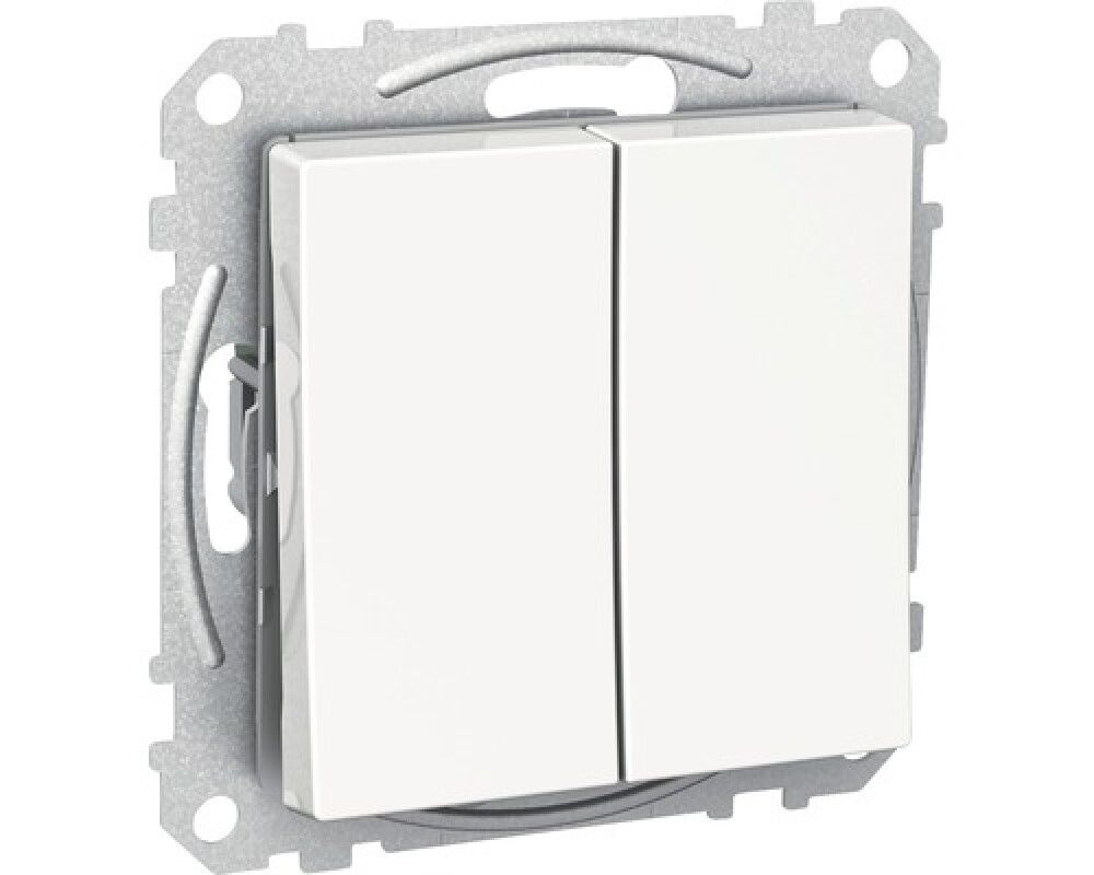 STRØMBRYTER SCHNEIDER ELECTRIC WDE002116 EKSAKT KRON HVIT