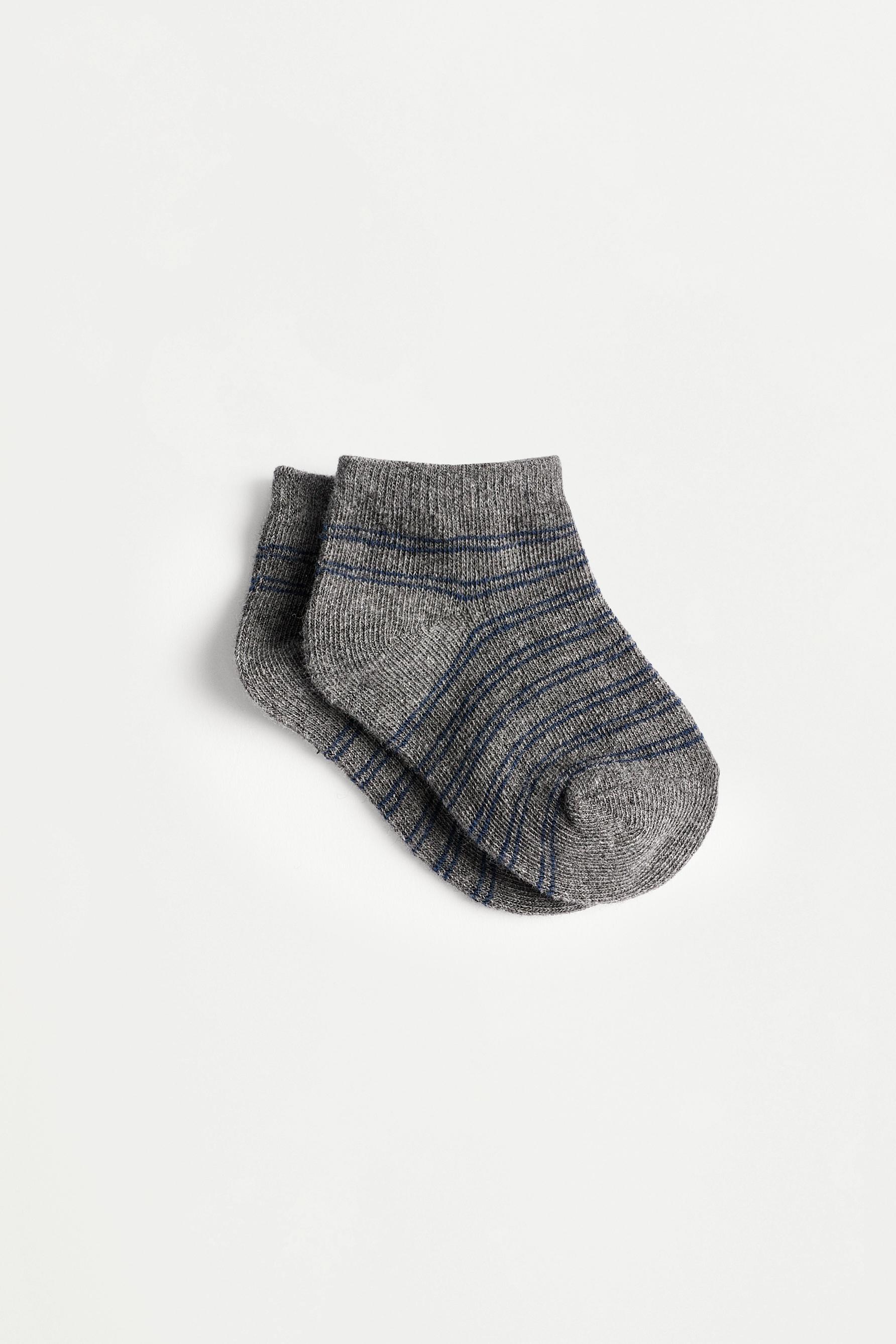 Calcetines cortos rayas (Pack 7)