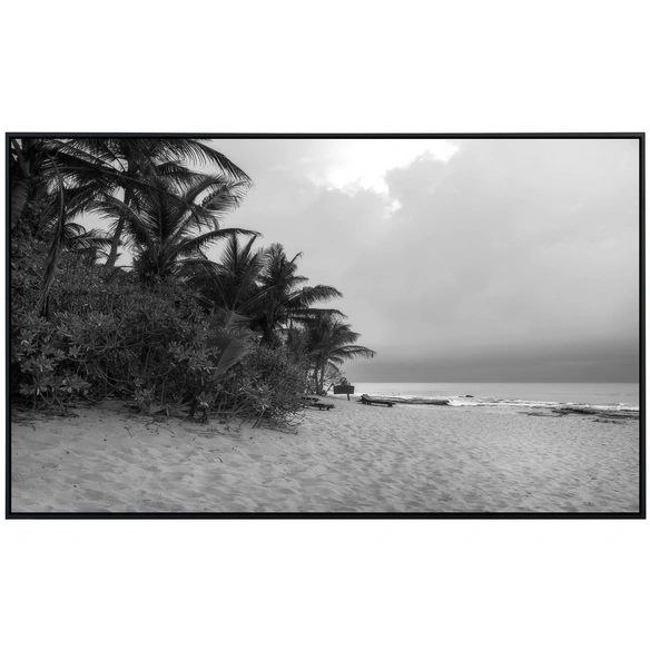 Infrarotheizung »EcoHeat - Strand Schwarz   Weiss«, Matt-Effekt