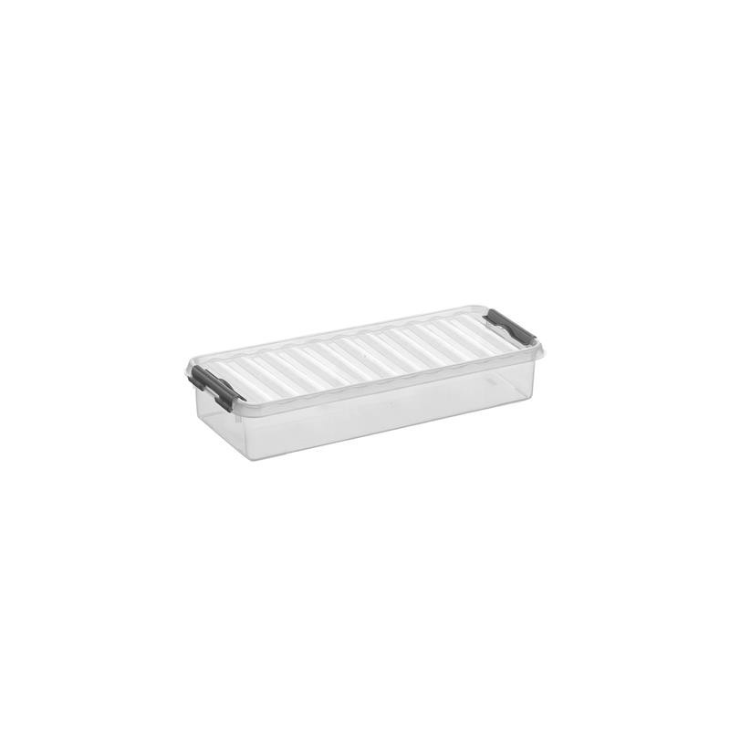 Box de rangement Q-line avec couvercle à clips transparent 2,5 L SUNWARE