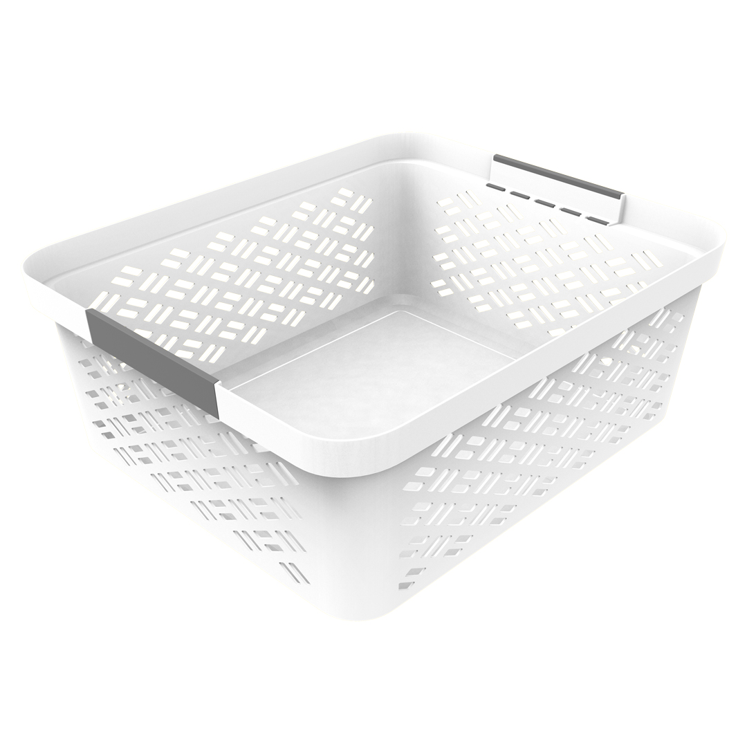 Cesto de arrumação com pega grande