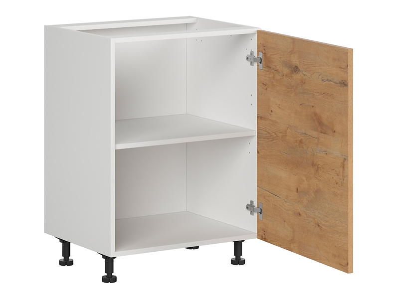 Szafka kuchenna dolna Hamper 60 cm prawa dąb lancelot