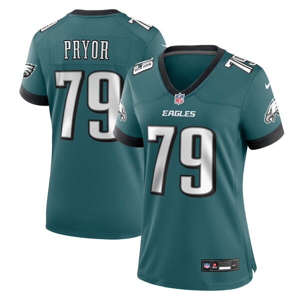 Matt Pryor Philadelphia Eagles Nike Women's Team Game Jersey - Midnight Green