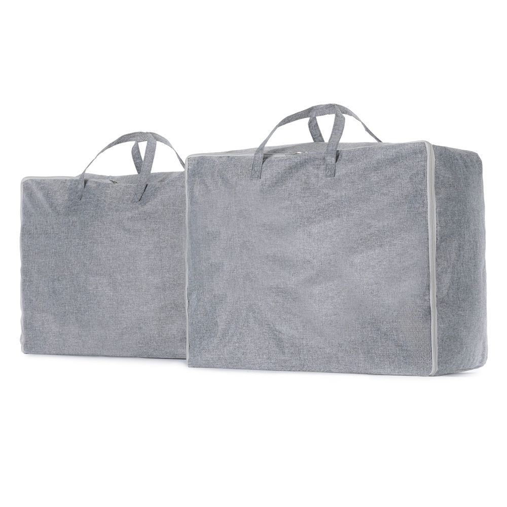LIVIVO 75L Storage Bags Set of 2 Clothes Duvet Storage Bags with Handles Underbed Foldable Storage Solution