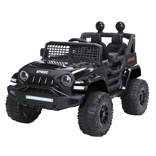 Jeep Inspired Remote Controlled Ride-on Electric Car (Black)