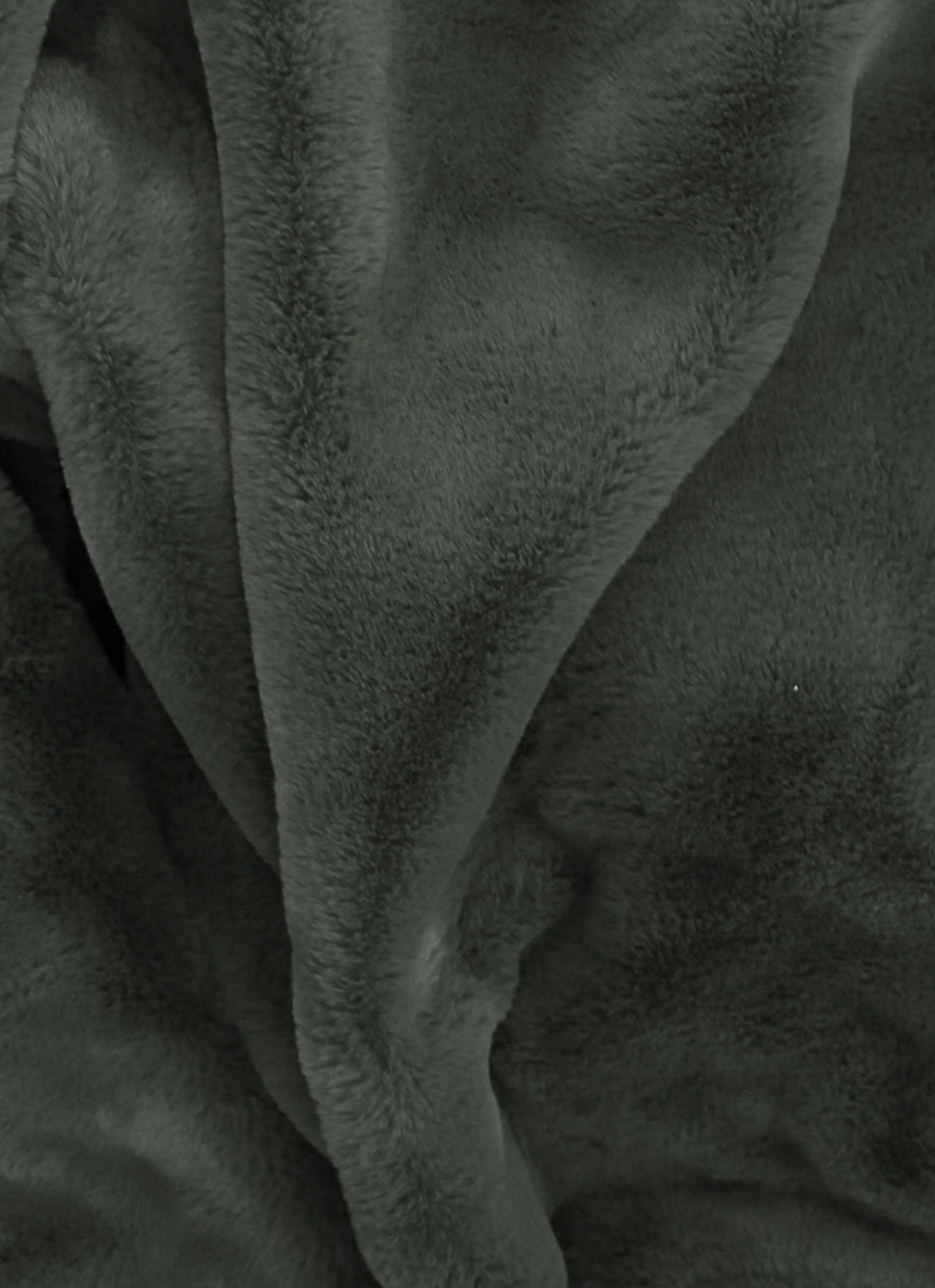 PLAID EN FAUSSE FOURRURE VERT