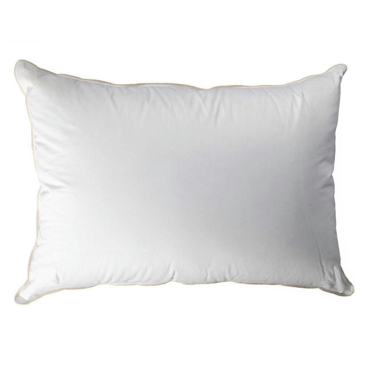 LUXE - Oreiller naturel moelleux en duvet et coton bio 50x70 cm