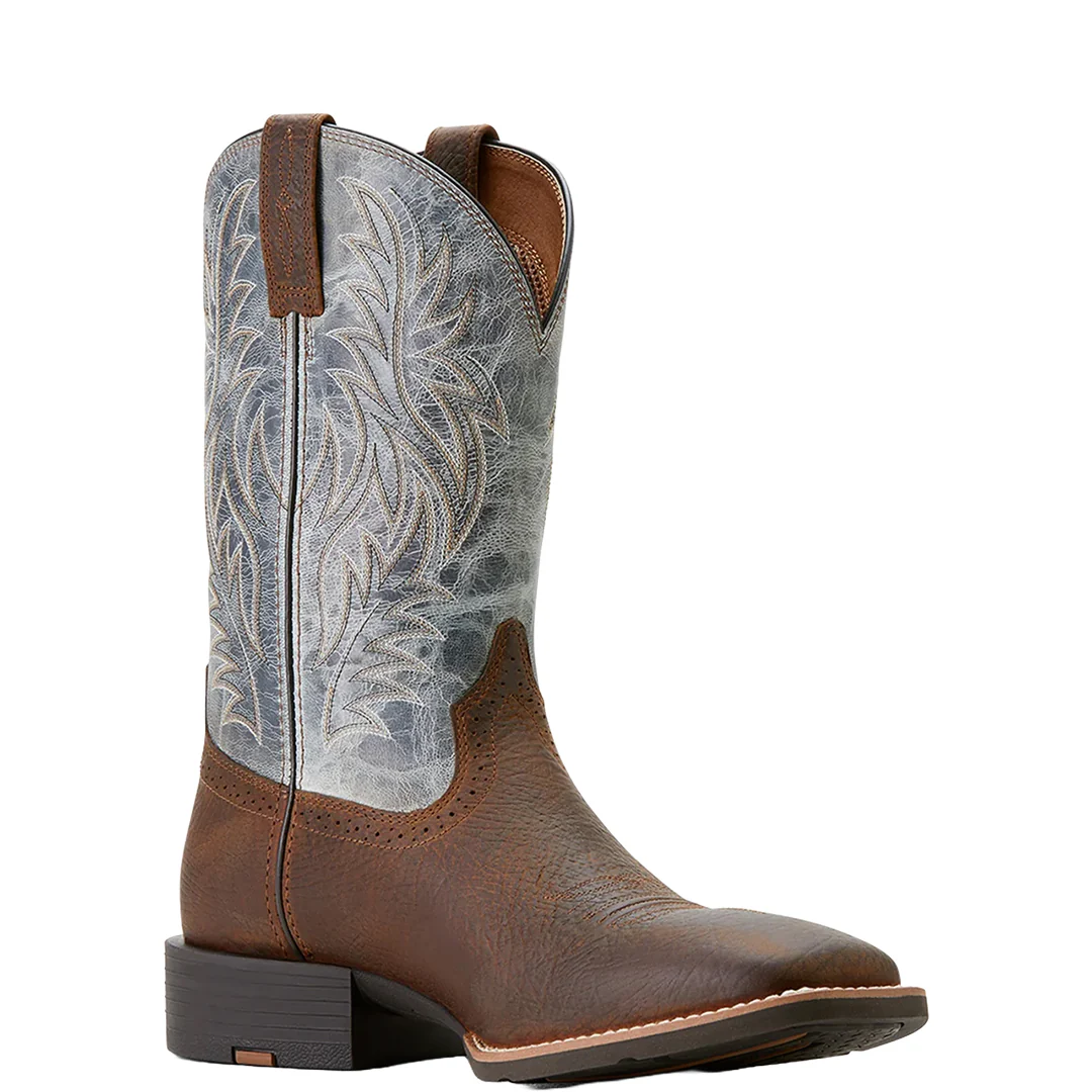 Мужские спортивные ковбойские сапоги Ariat с широким квадратным носком