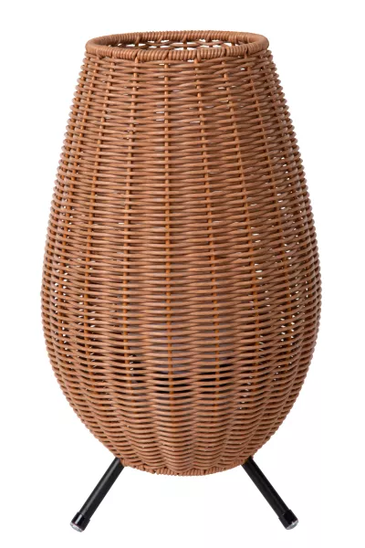 Lampa stołowa akumulatorowa COLIN brązowa LED 3W wys:36cm Lucide