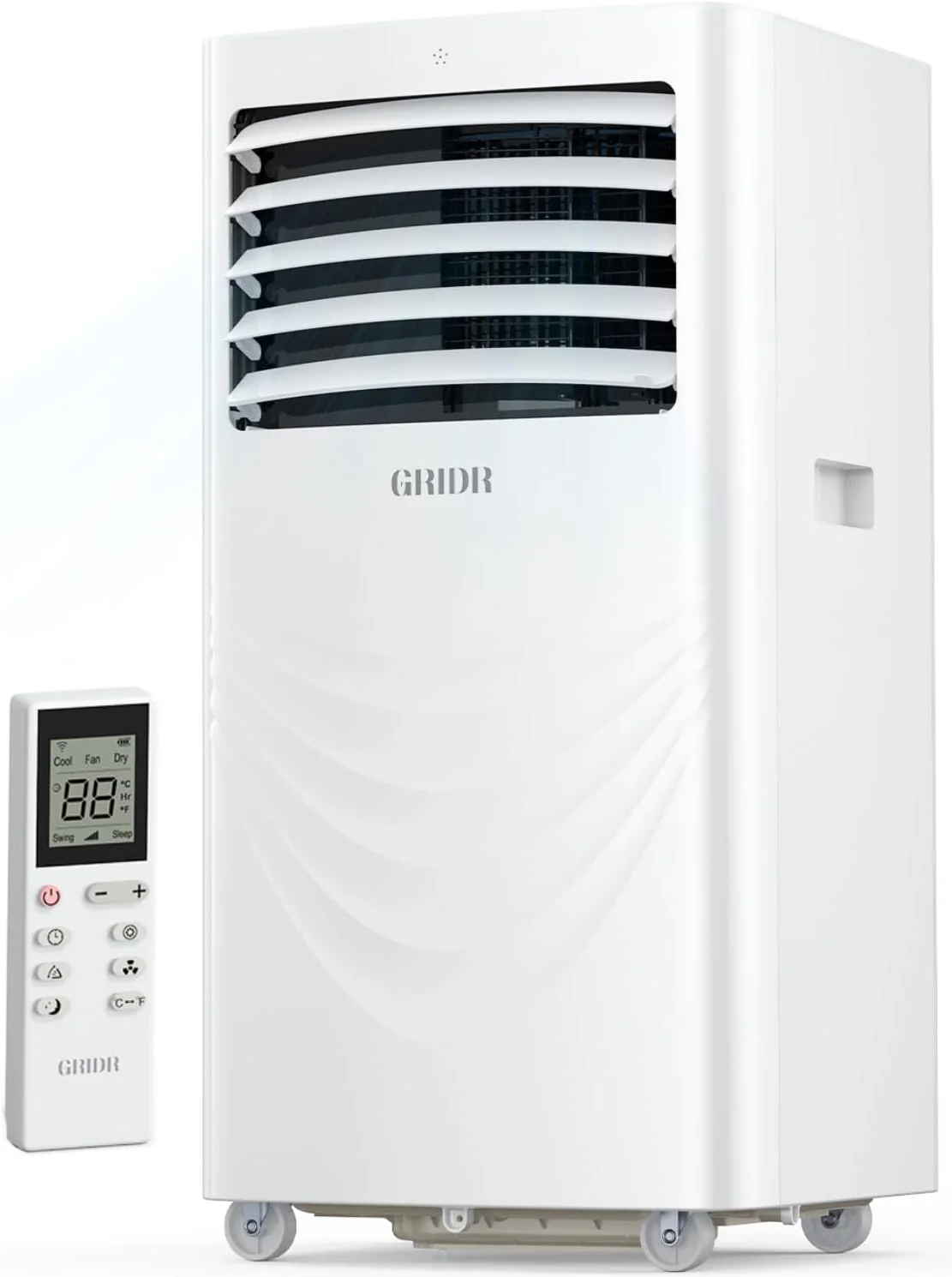 12000 BTU Portable Air Conditioners, AC Unit for Bedroom with 4 Modes Cooling/Dehumidifier/Fan  Sleep, Up to 400 Sq.Ft, 45db Quiet, 24H Timer  Remote, Standing Air Conditioner for Rooms Office Home