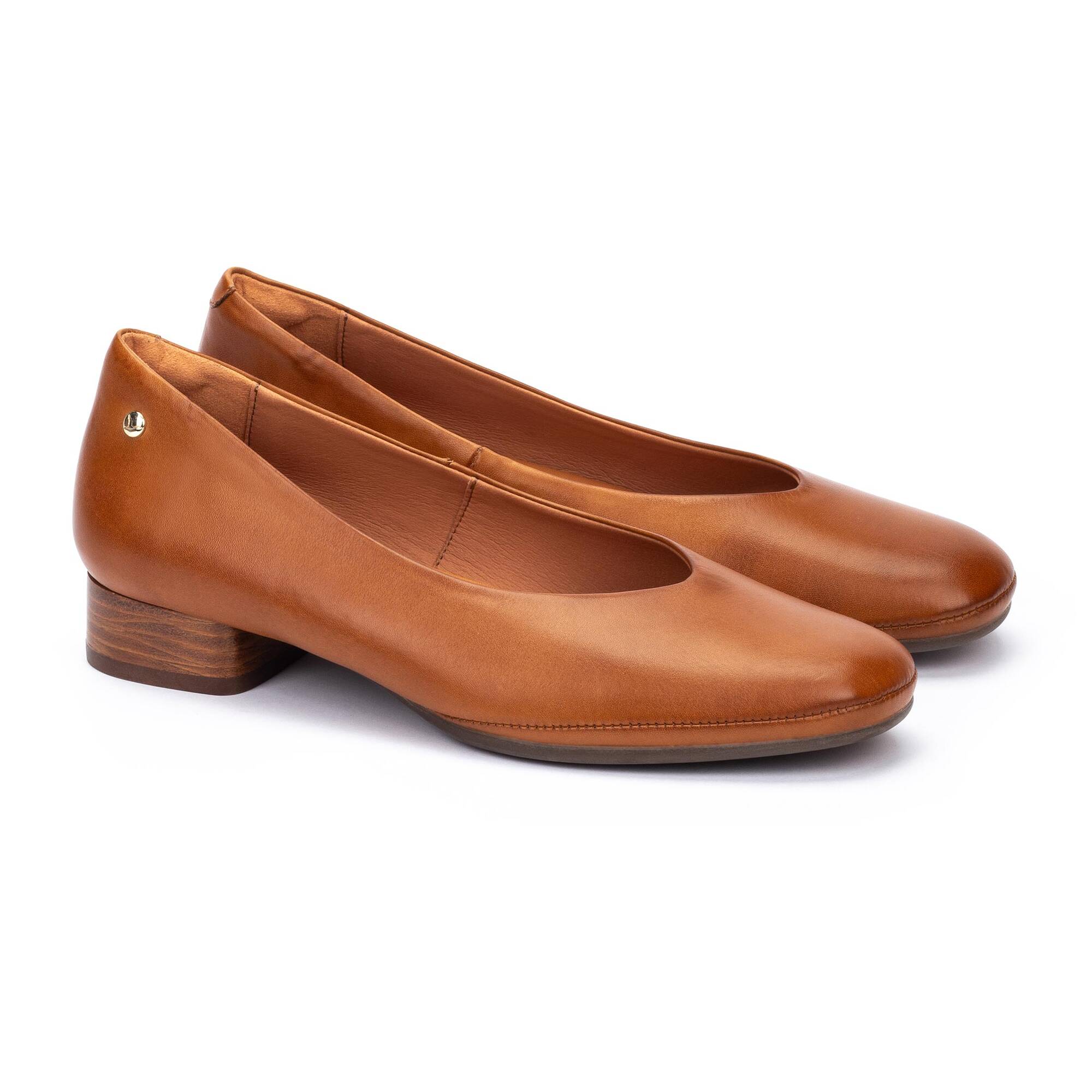 UBEDA - Zapatos tacón con horma amplia para mujer