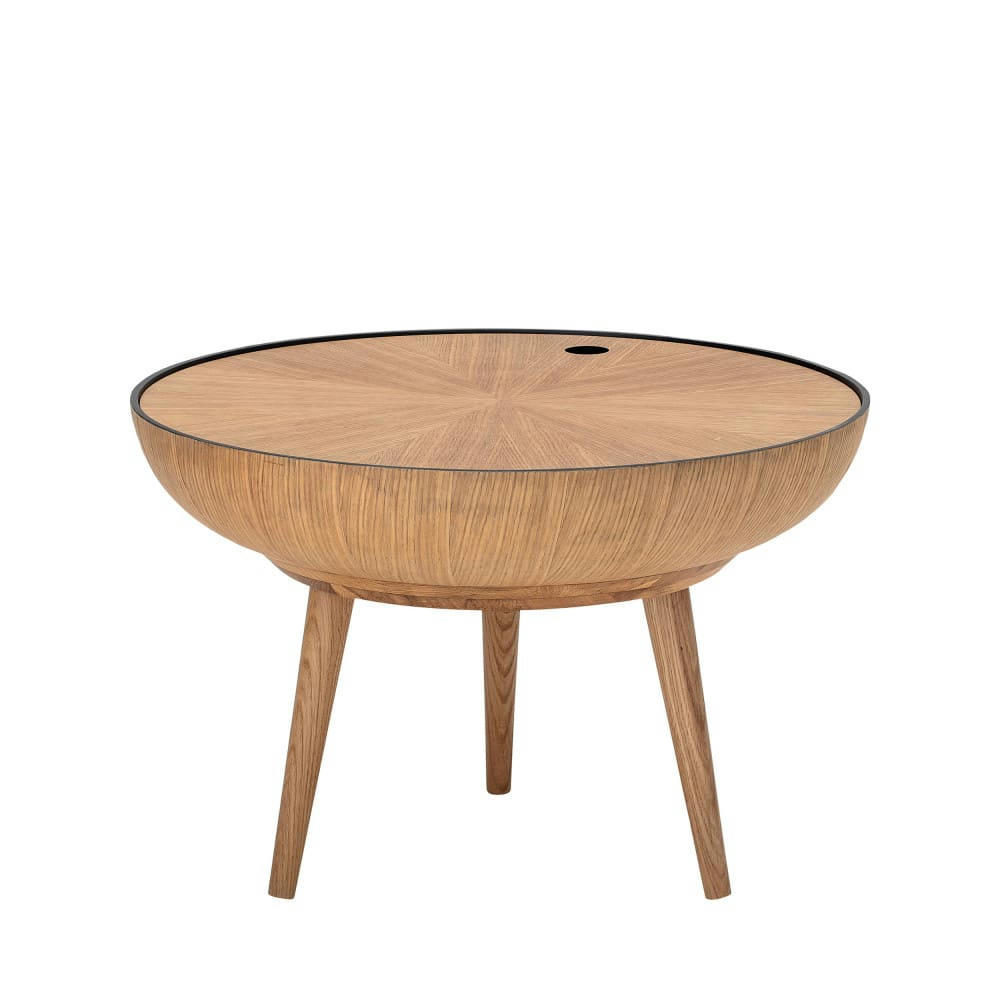 RONDA - Table basse en chêne naturel  et  noir