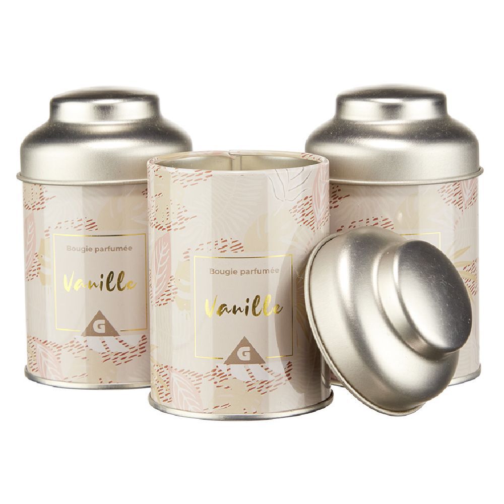 Coffret bougie senteur vanille x 3