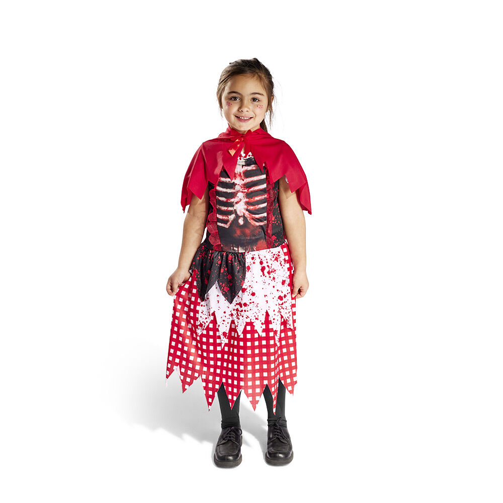 Déguisement enfant Halloween chaperon rouge gothique 11/14 ans