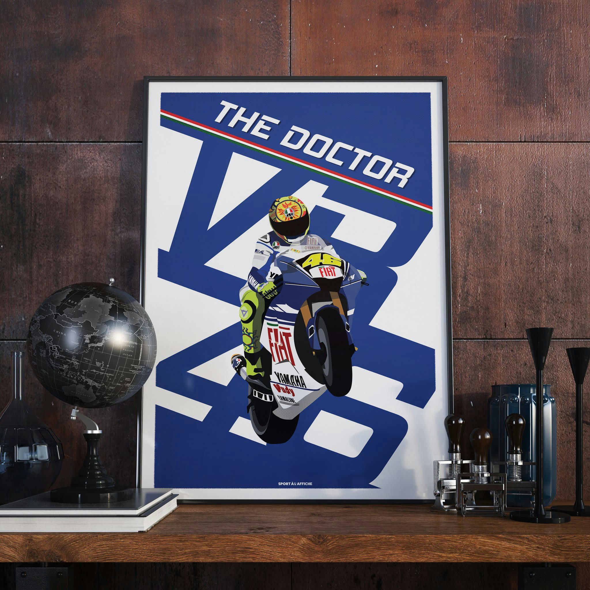 AUTO-MOTO - Affiche MotoGP - Valentino The Doctor - 40 x 60 cm