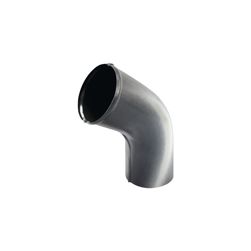 Coude de finition pour système d'eau de pluie Galva 87 mm 60° SCALA