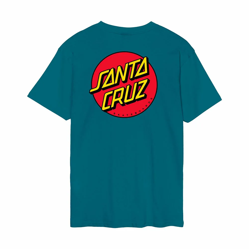 Santa Cruz Classic dot chest short sleeve T-shirt