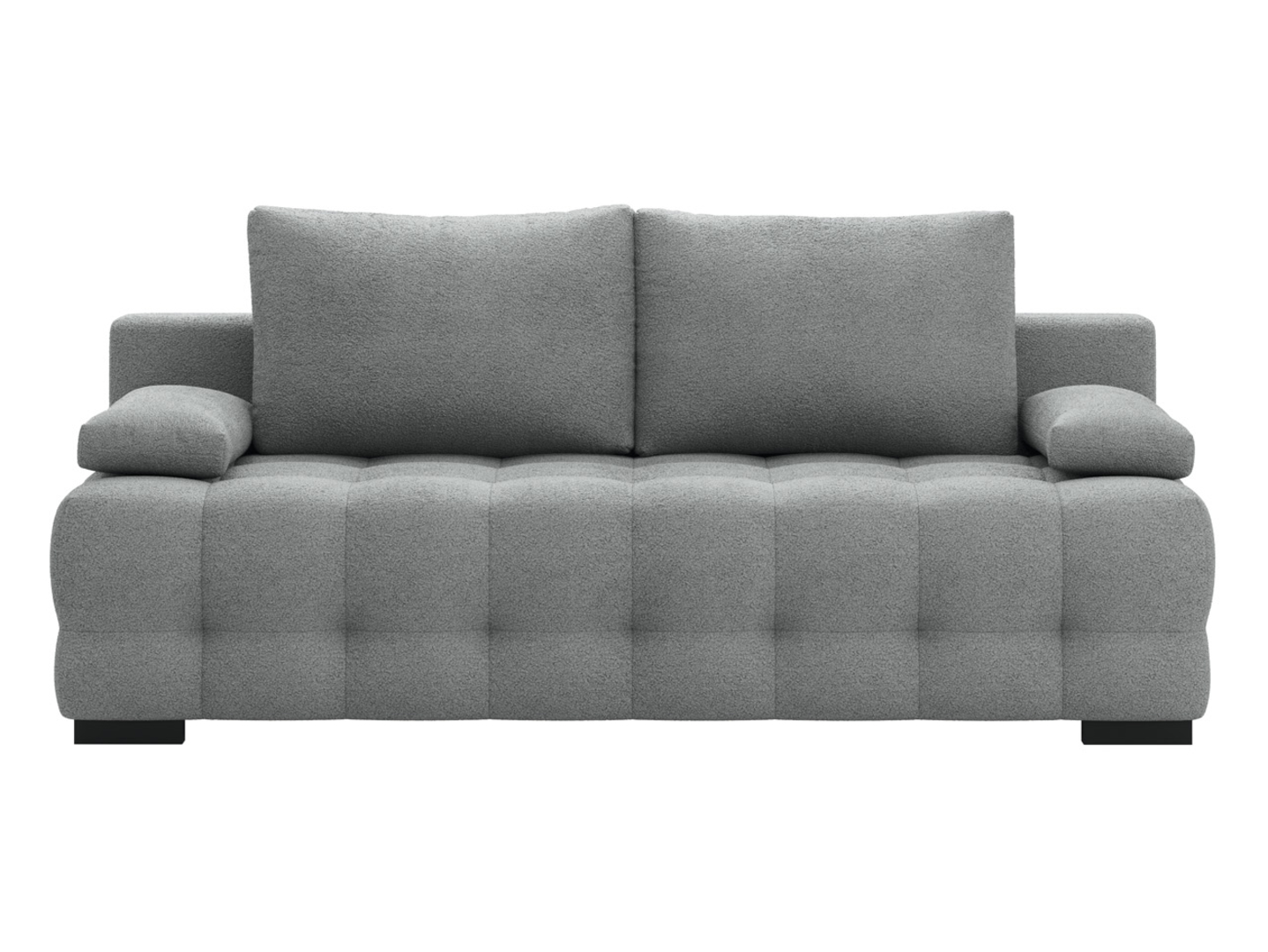 Sofa trzyosobowa Simon rozkładana z pojemnikiem szara