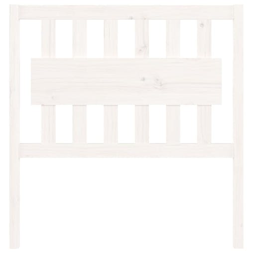 NNEVL Bed Headboard White 95.5x4x100 cm Solid Wood Pine