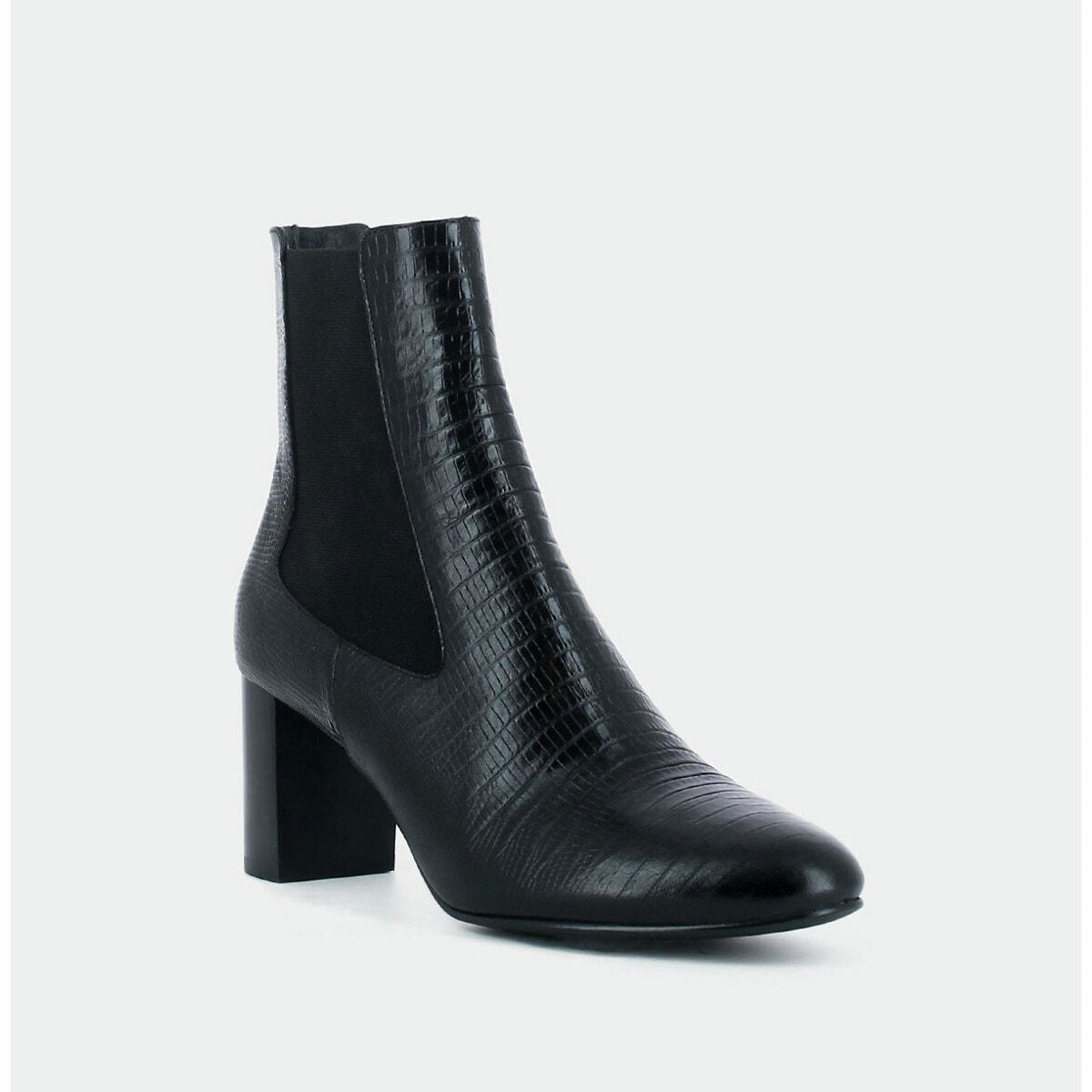 Bottines chelsea cuir à talon Duris