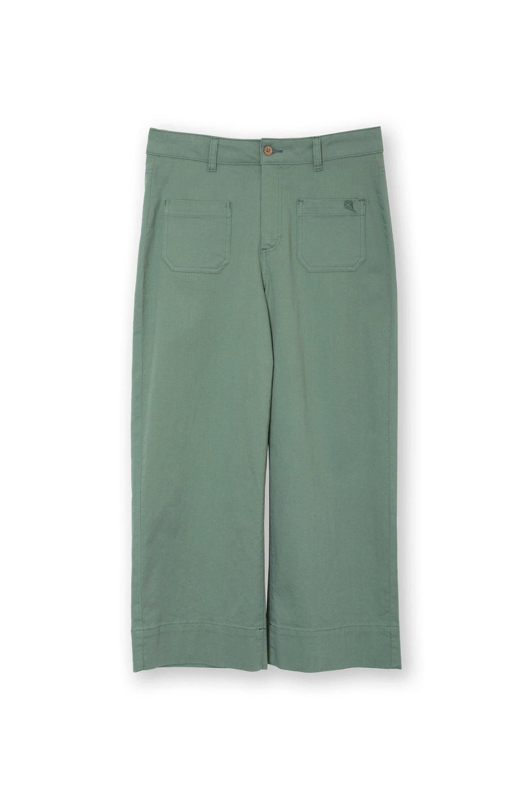 Kite Evershot Wide Leg Twill Crops Sage