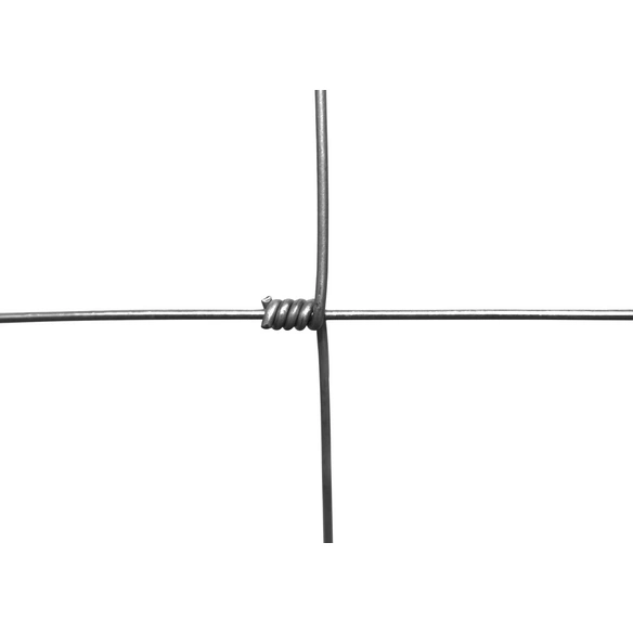 Geflechtzaun, HxL: 100 x 5000 cm, Stahl, silberfarben