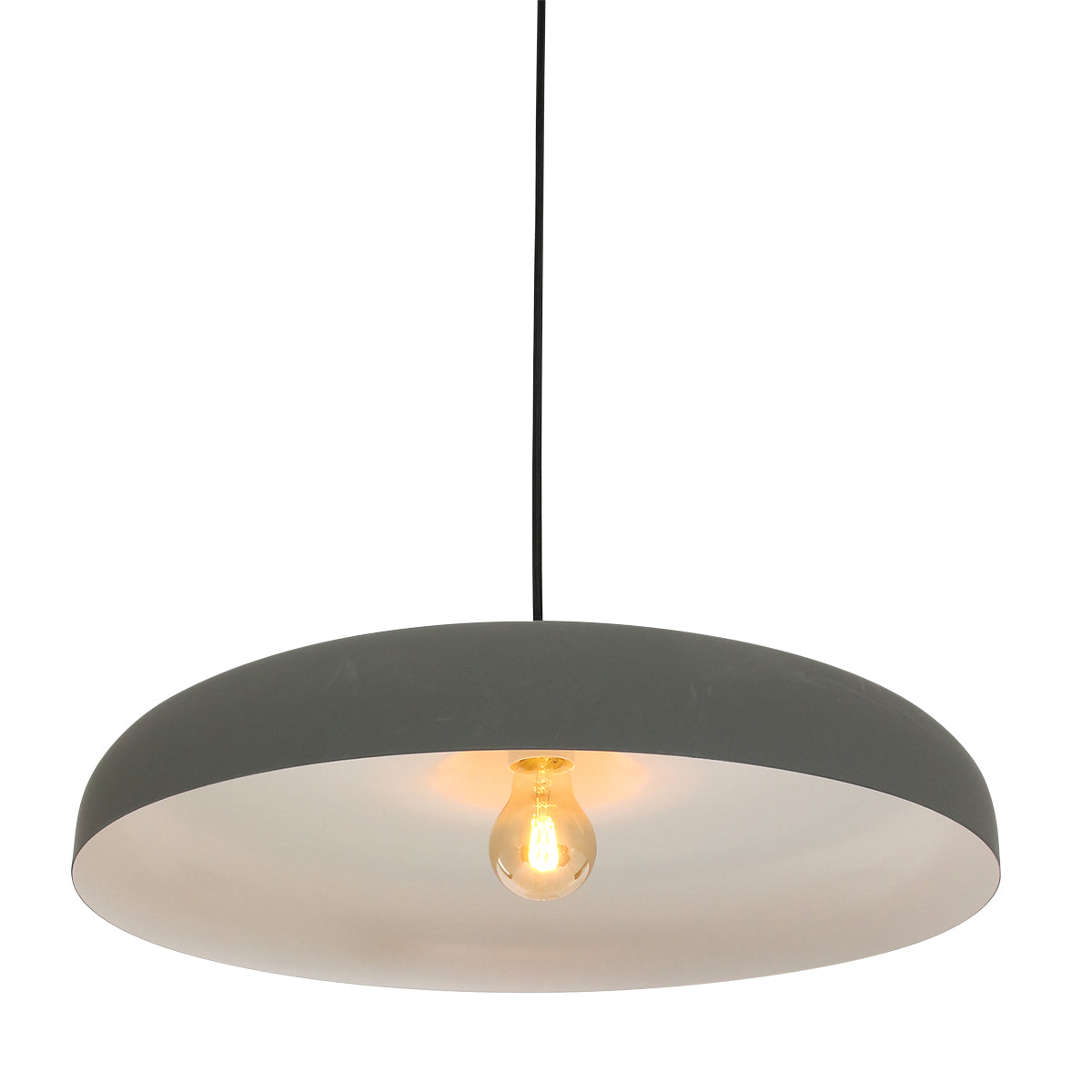 Steinhauer Hanglamp Krisip Grijs Ø 50cm 1 Lichts E27