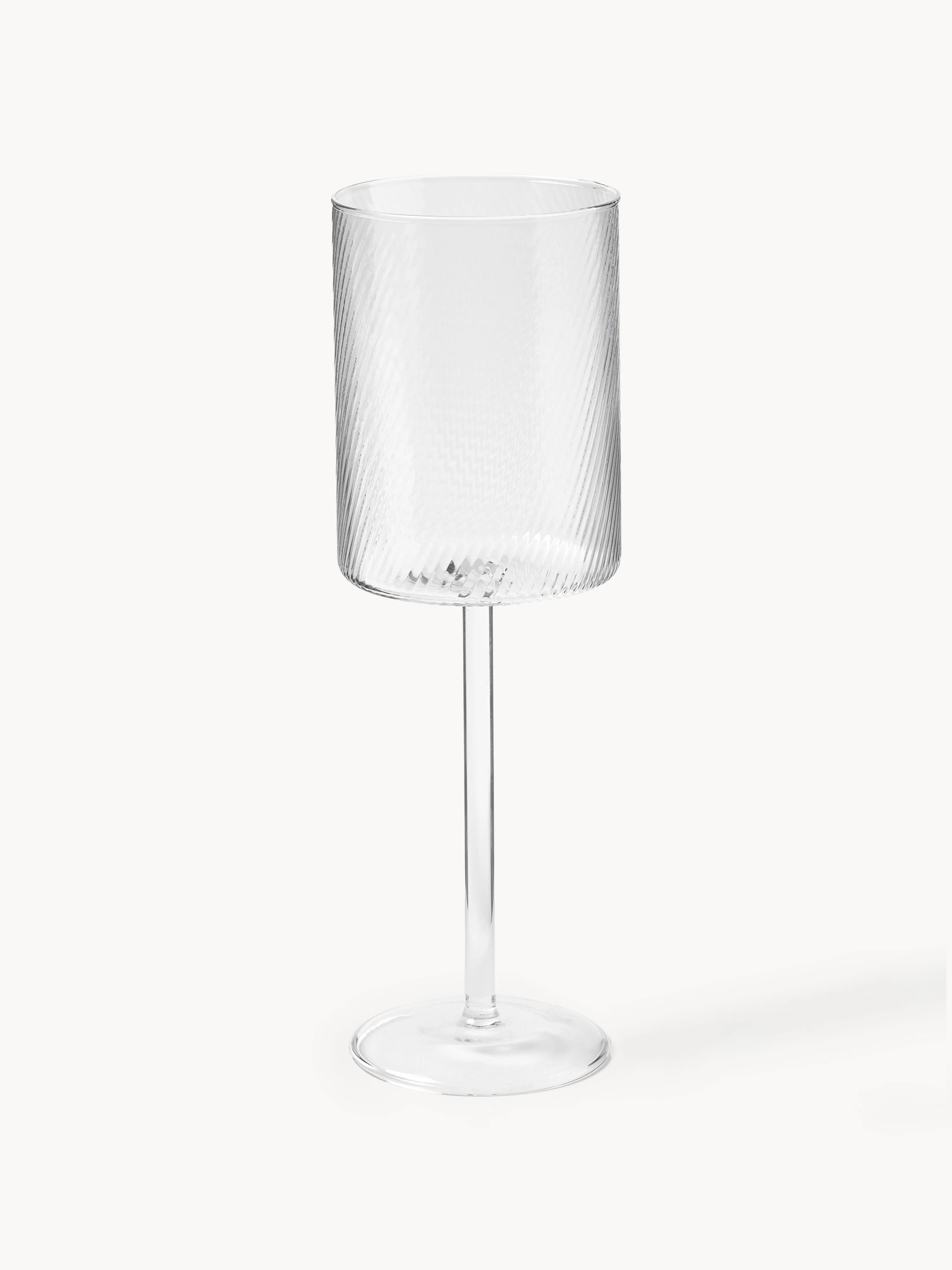 Mundgeblasene Rotweingläser Limon, 4er-Set