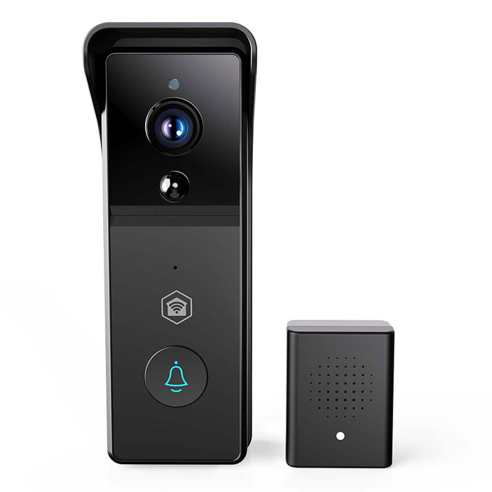 DØRKLOKKE NEDIS SMARTLIFE VIDEO WIFI SVART