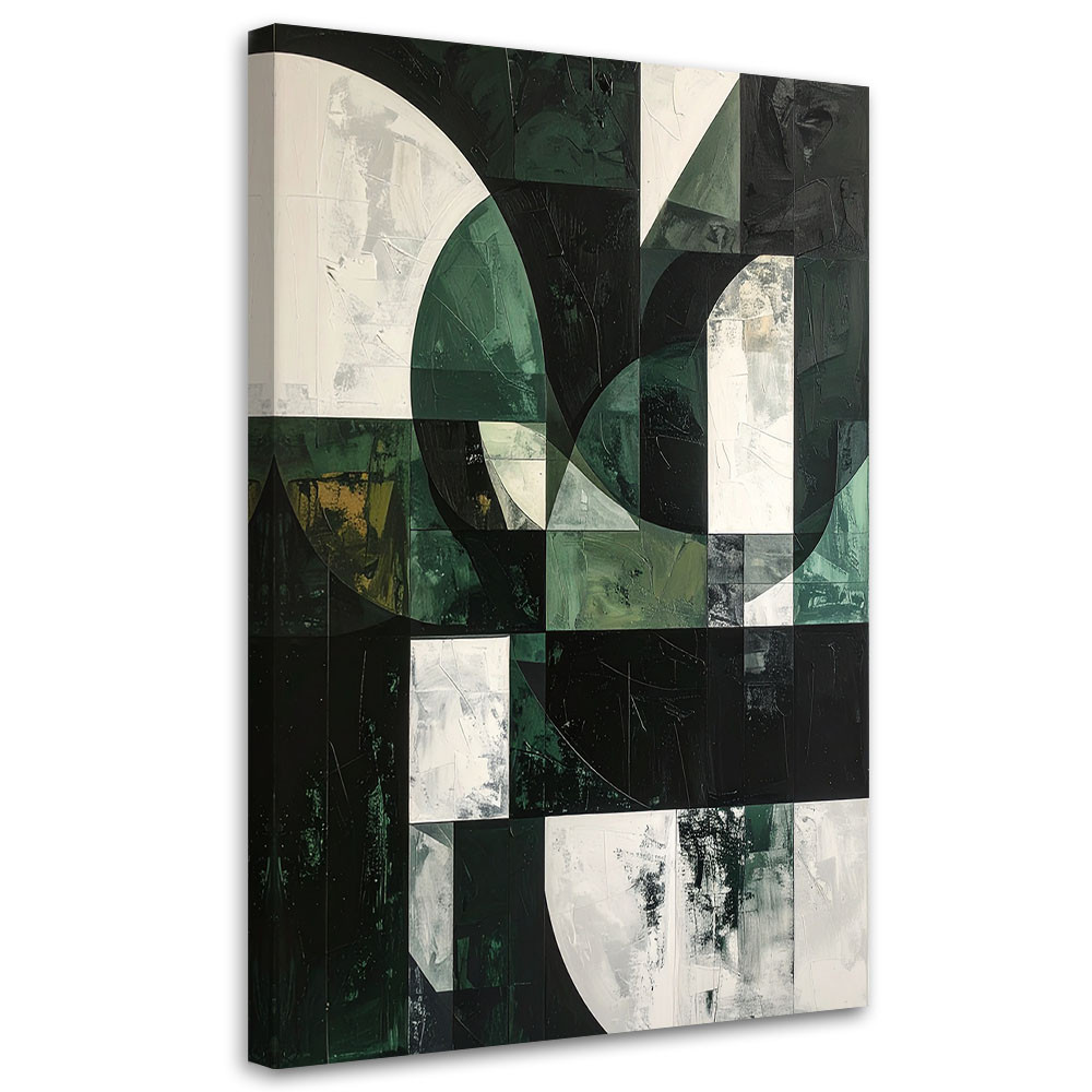 Obraz do salonu sypialni biura, Abstrakcja kształty geometryczne 20x30