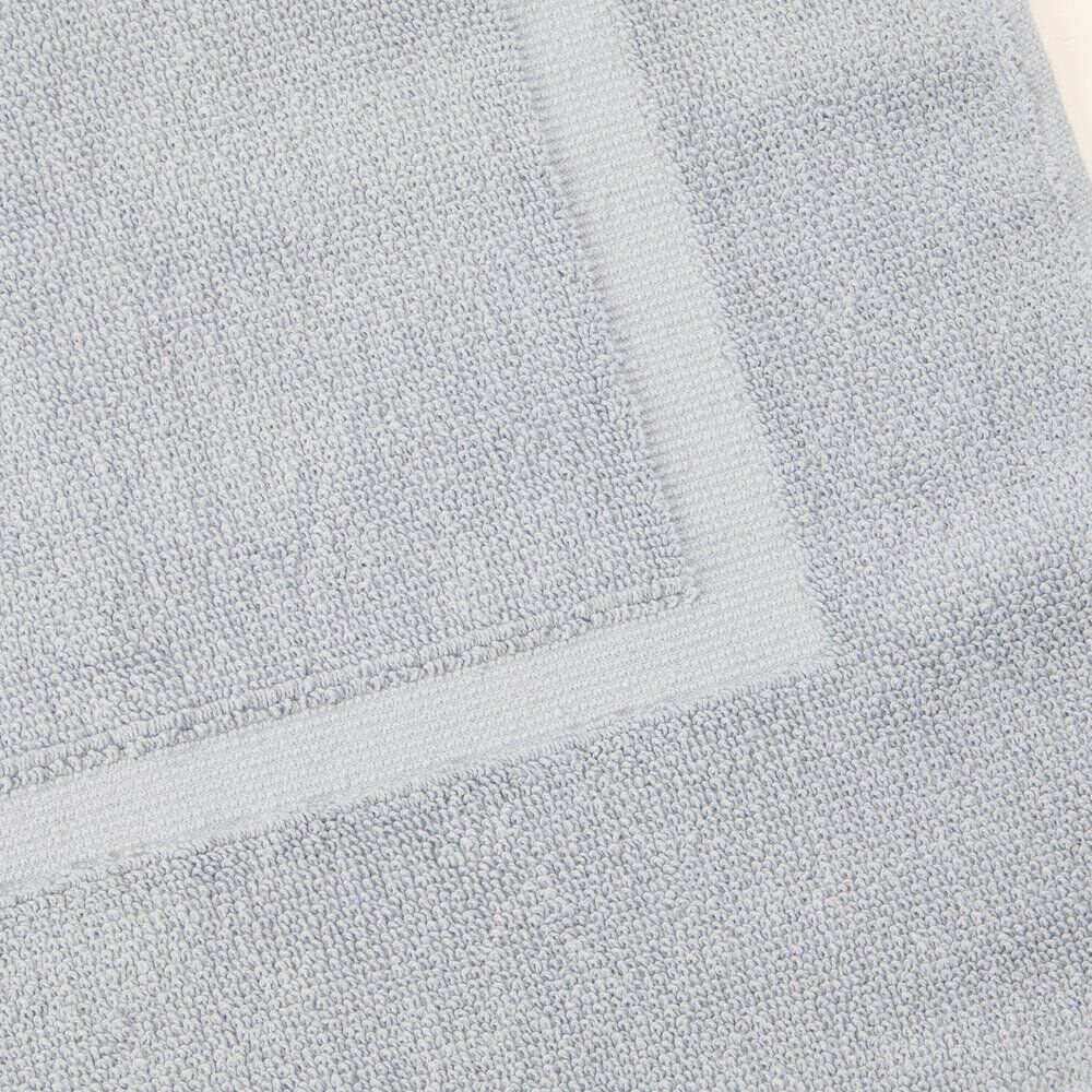 Tapis de bain coton bleu 50x80cm