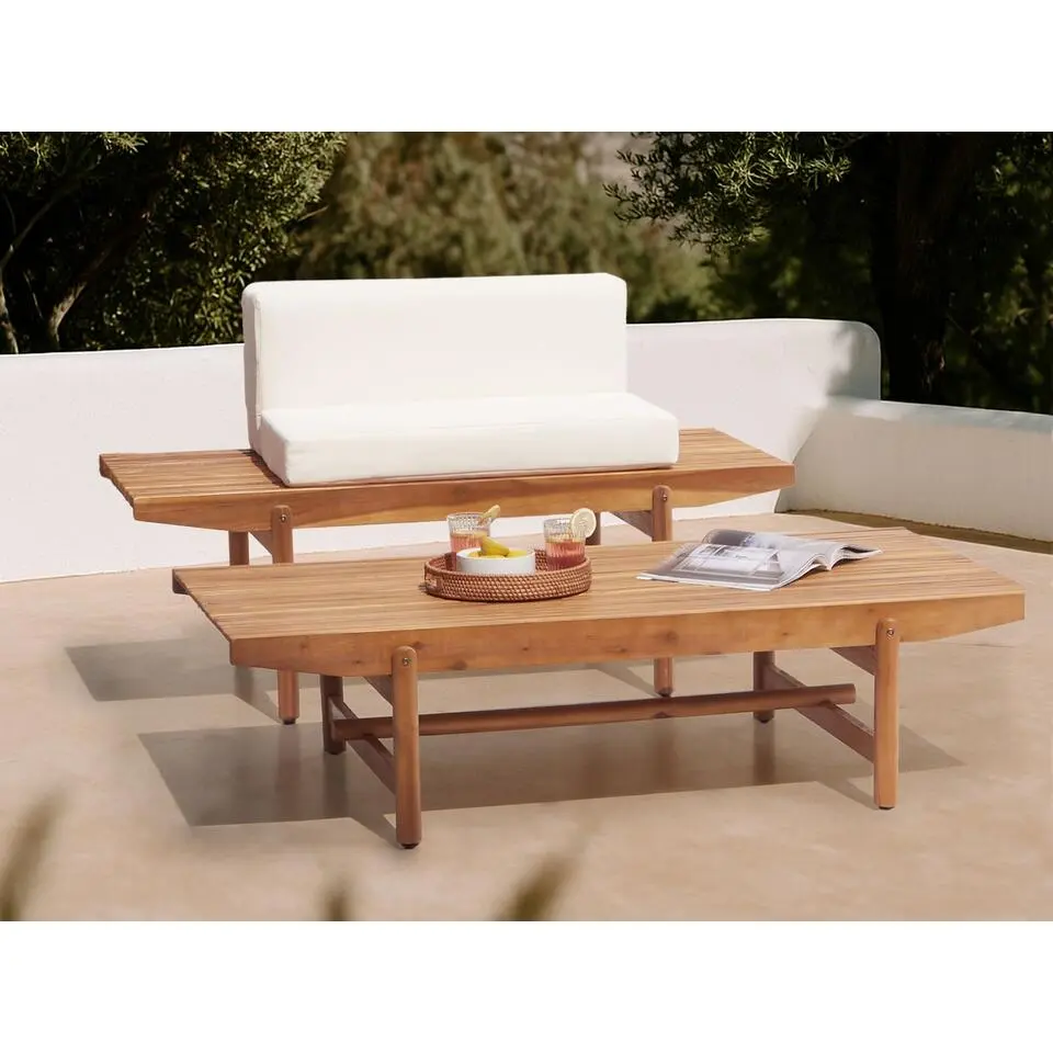 GIAVENO - Tuinsalontafel - Lichthout - Acaciahout