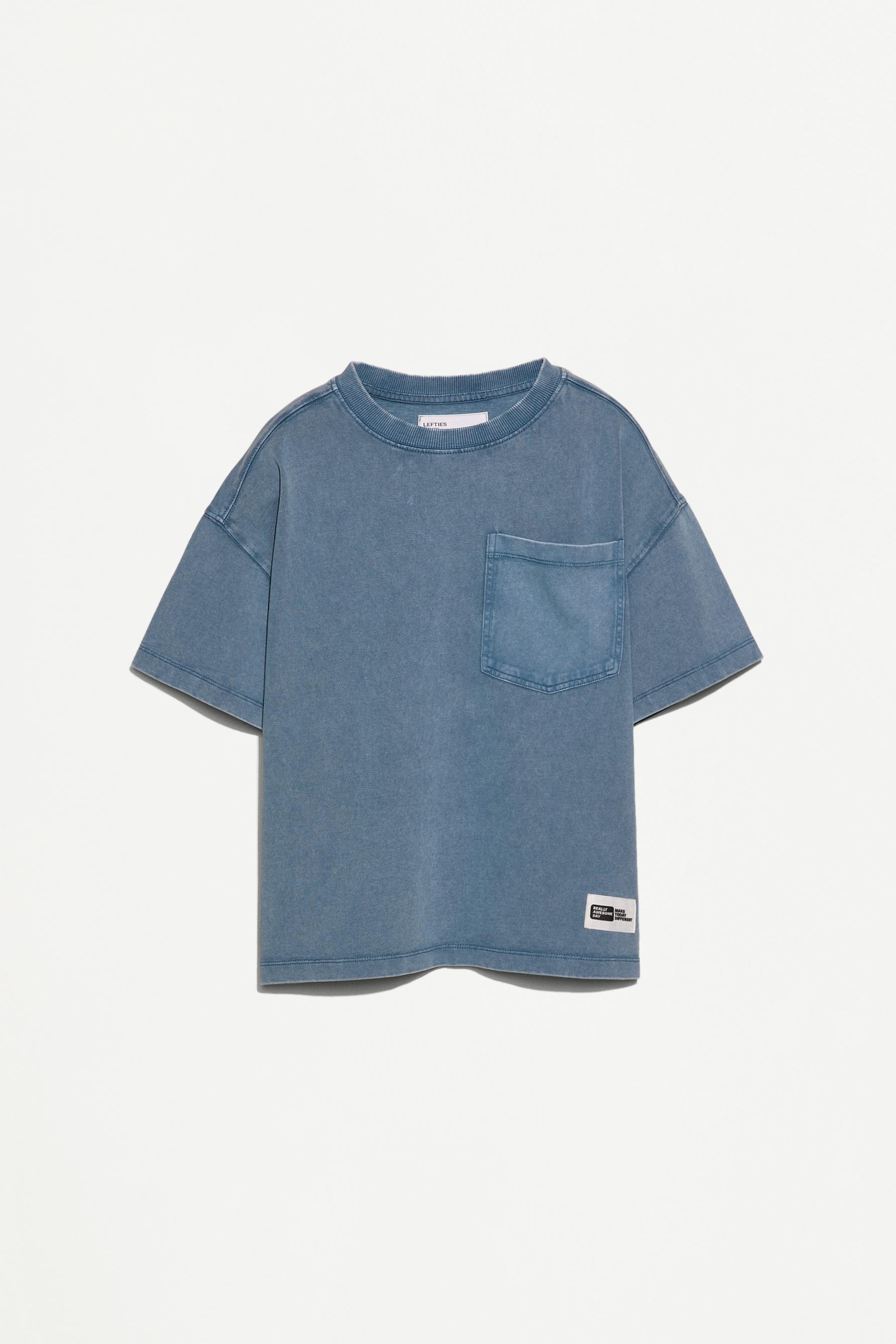 Camiseta heavy jersey efecto lavado