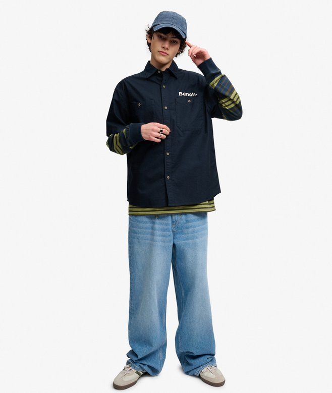 Bench Mechanic Short Sleeve Boxy Shirt