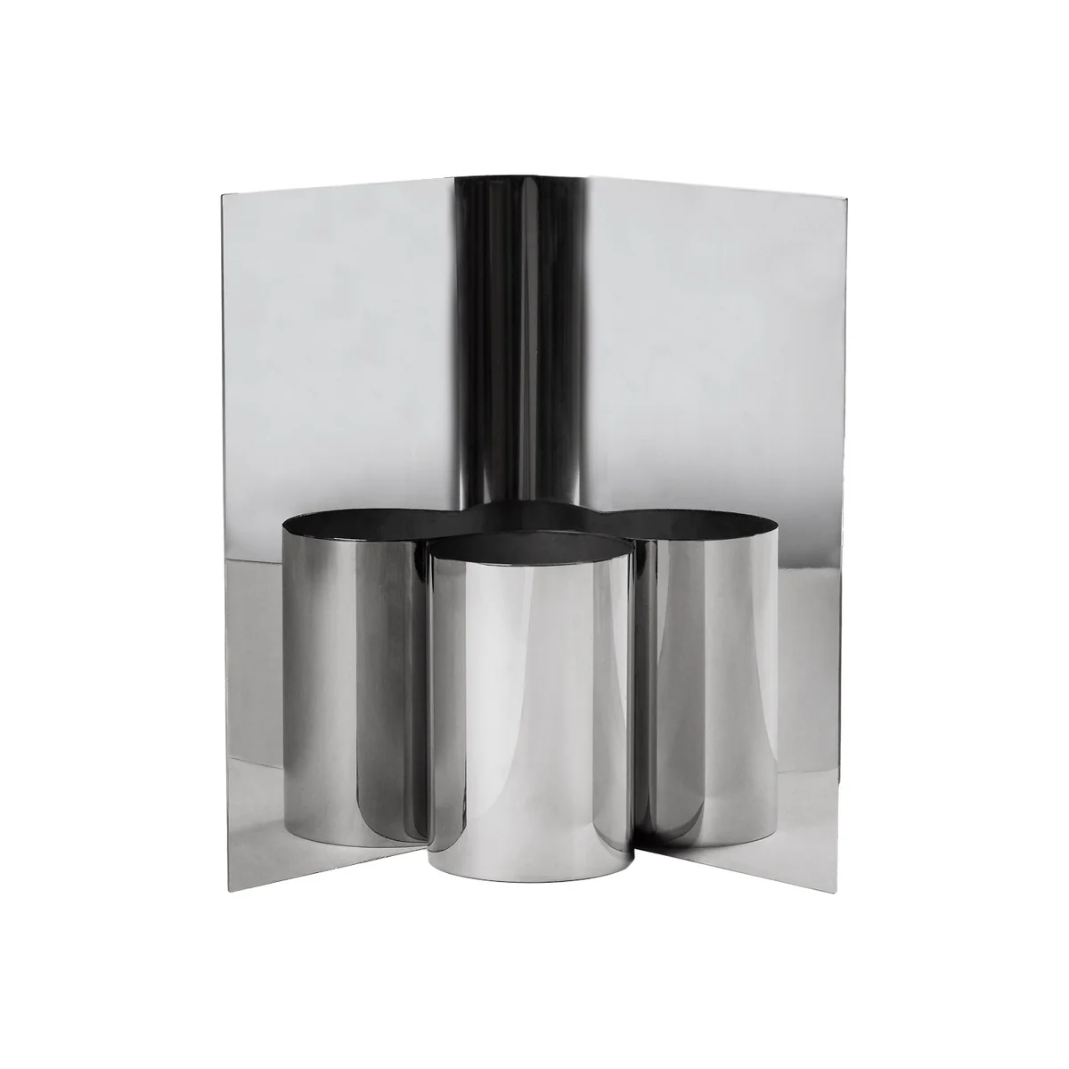 Ferm Living - Eddy Vase, H 29 cm, Edelstahl poliert