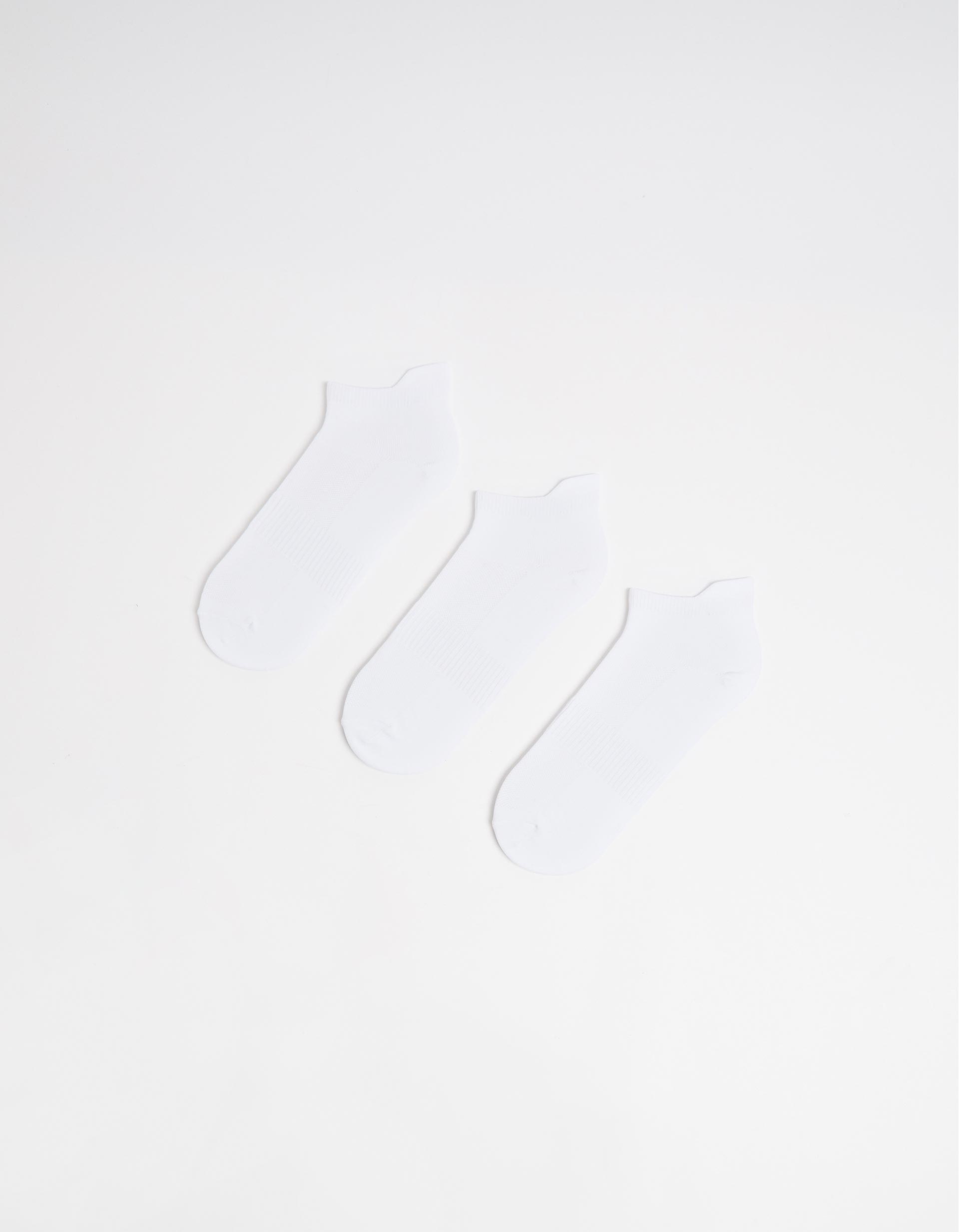 Pack 3 Pares de Meias Desporto, Homem, Branco