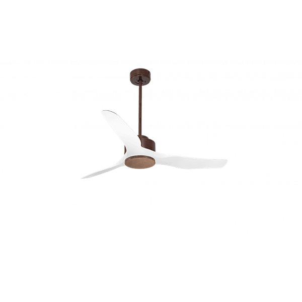 Modulo Regular Exterior - un ventilateur pour extérieur IP44, DC 127 cm Marron pales abs blanc sans Lumière20 à 30 m²