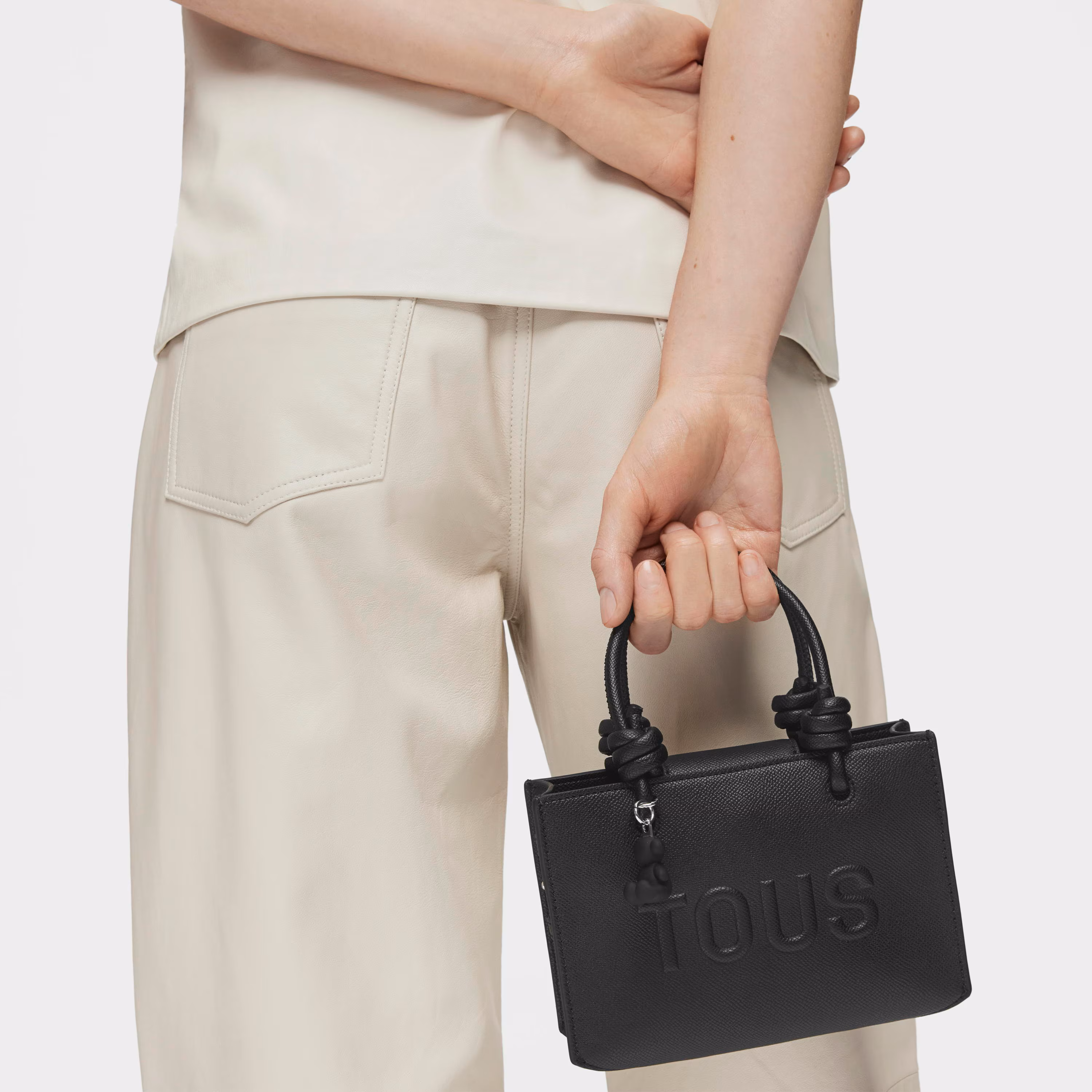 Mini bolso horizontal negro TOUS La Rue New