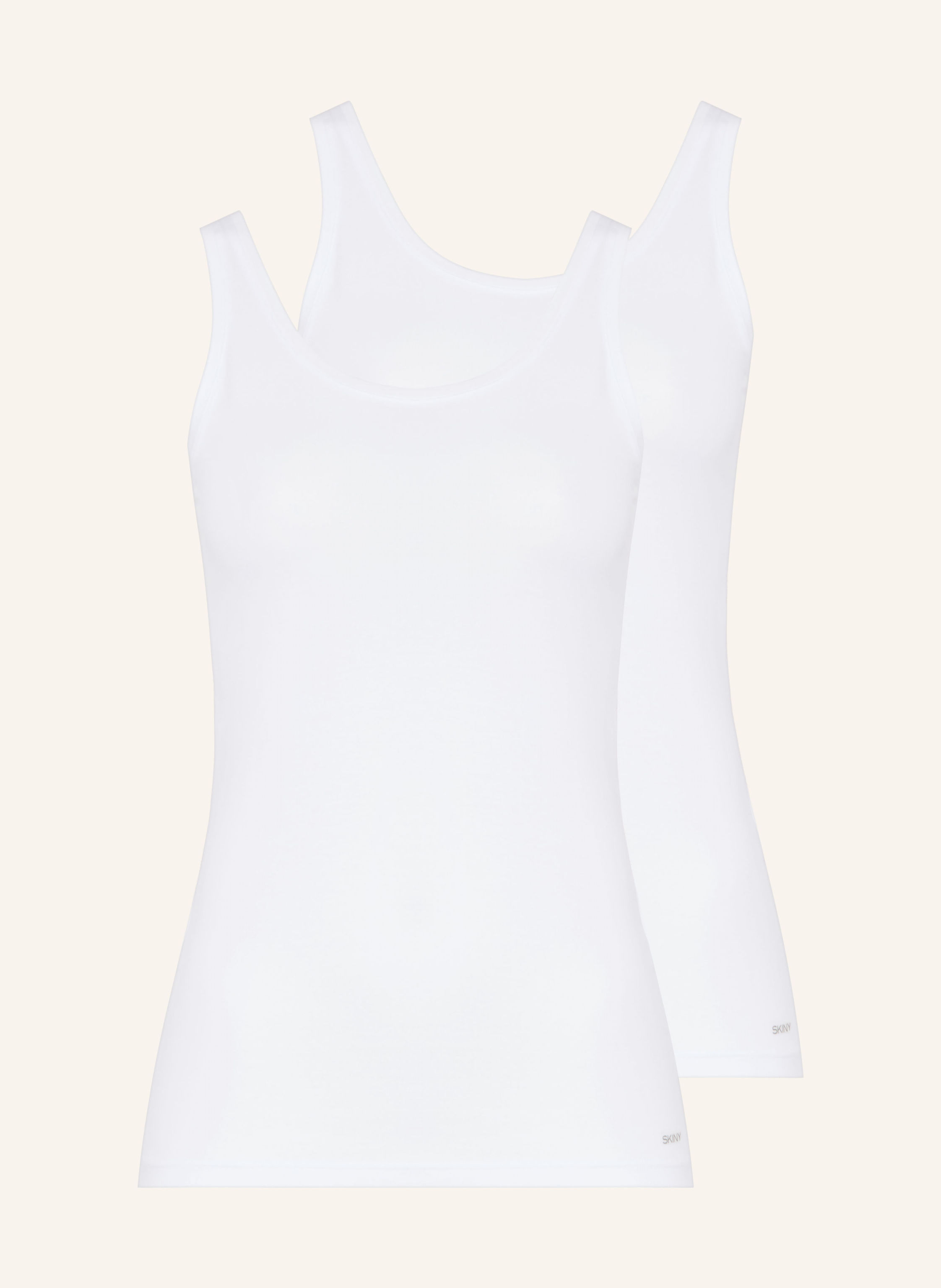 Skiny 2er-Pack Tops ADVANTAGE COTTON STRETCH