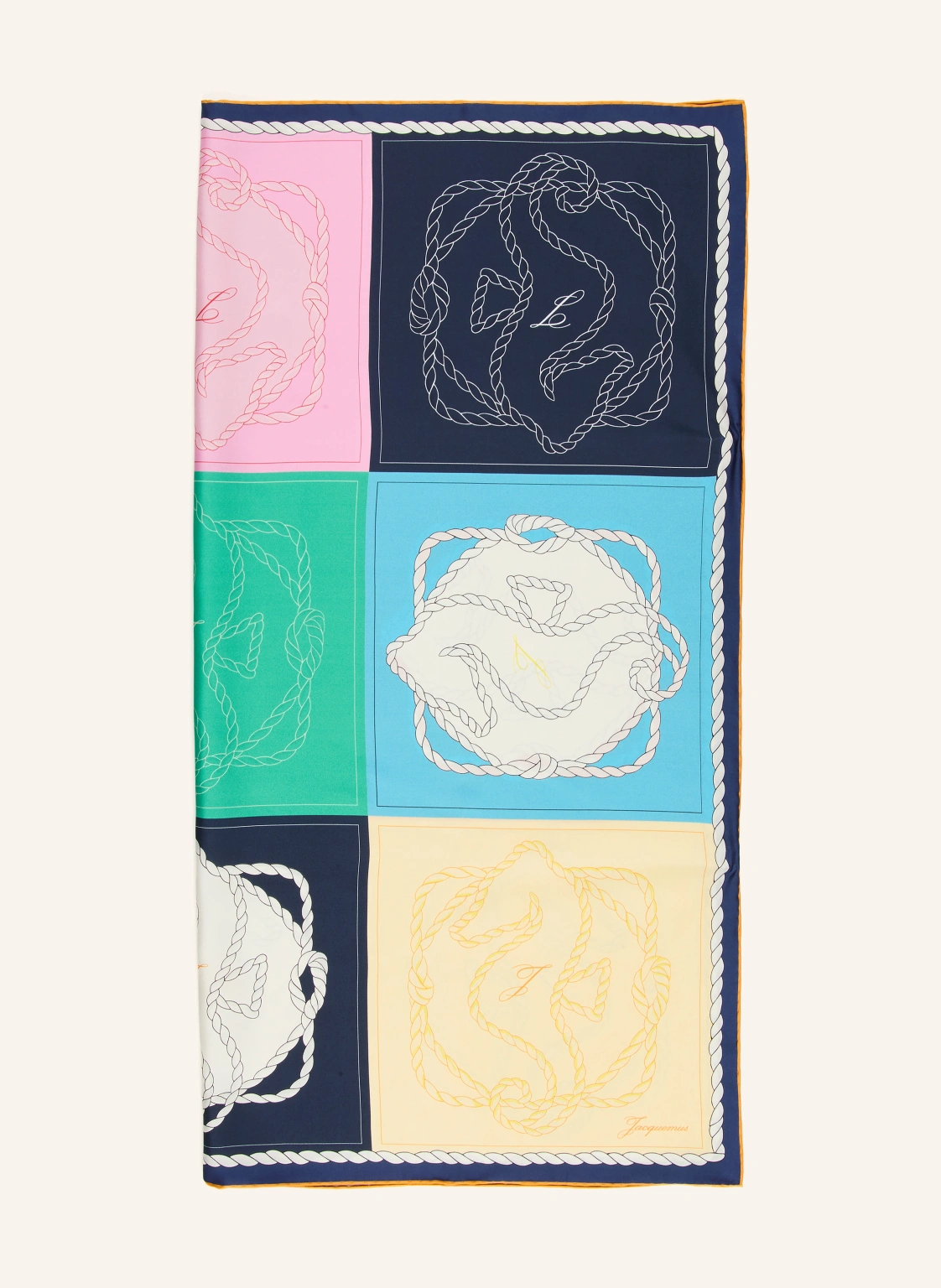 JACQUEMUS Seidentuch LE FOULARD À RAYURES